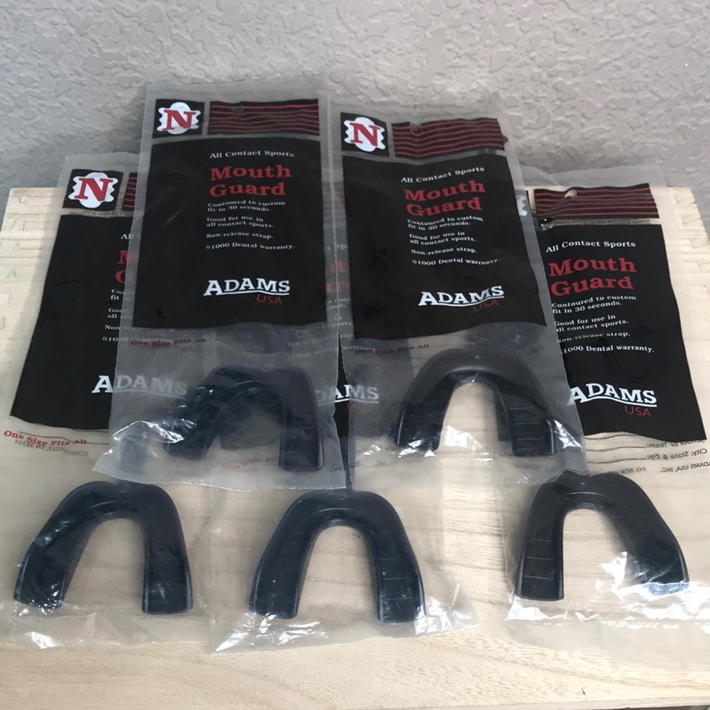 Set of 5 Adams Mouth Guard All Contact Sports NWT